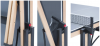   Cornilleau  ITTF COMPETITION 850 WOOD  - V-SPORT   ARMSSPORT